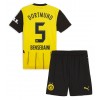 Borussia Dortmund Ramy Bensebaini #5 Heimtrikot 2024-25 Kurzarm (+ kurze hosen)